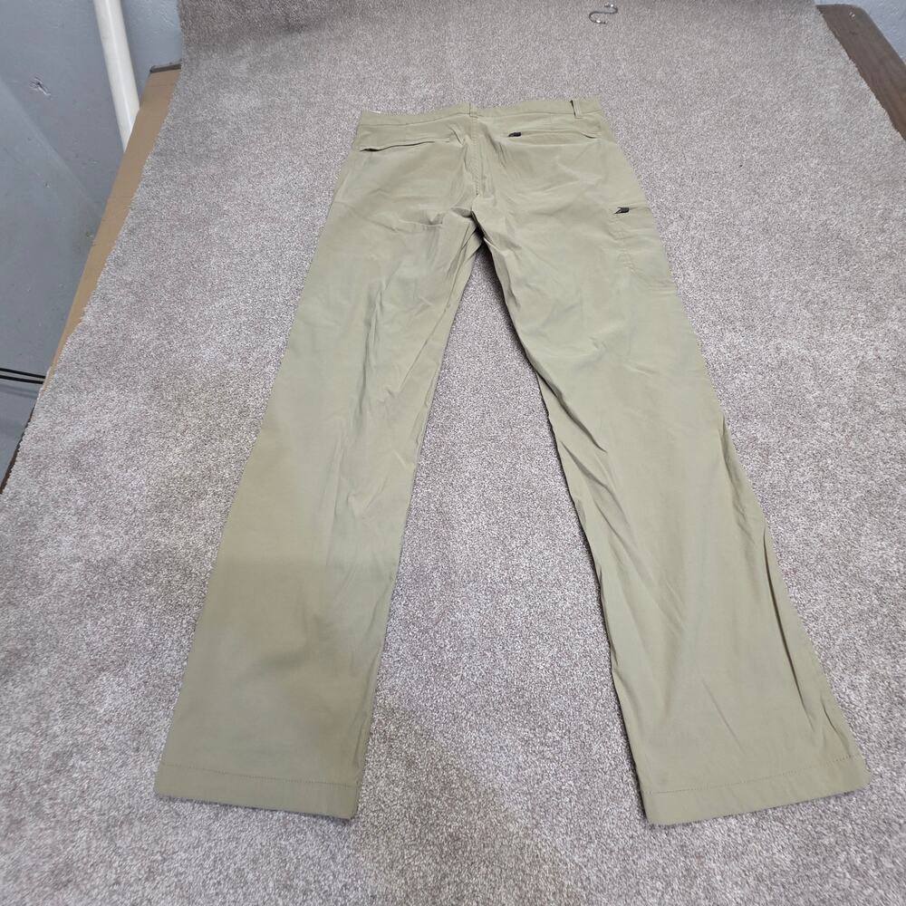 UB Tech Mens 34x32 Stretch Pants Sage Khaki Classic Fit Nylon Golf Hike